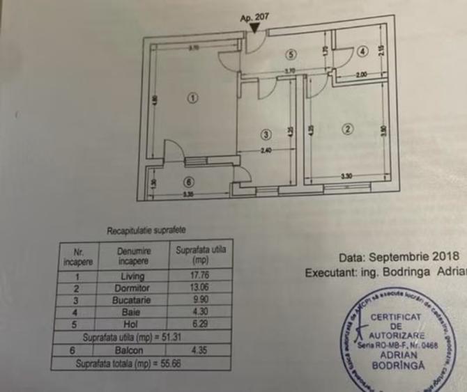 Lujerului, 21 Residence, apartament 2 camere, 56 mp, etaj, an 2021 - 10