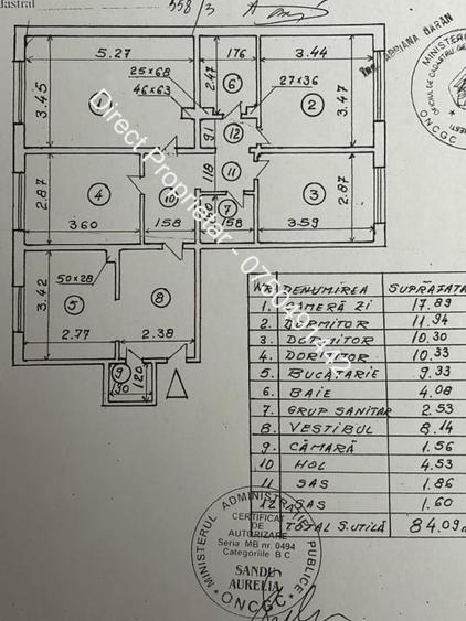 DIRECT PROPRIETAR  Apartament 4 camere, Băneasa Herastrau - Parter - 9