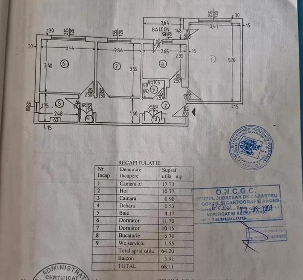 Apartament 3 camere cartier Popa Sapca - 1