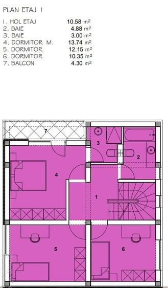 vila indiv-stil medit.,2parcari,curte/centru Popesti-Leordeni - 4