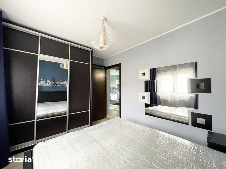 Apartament cu 2 camere semidecomandat, mobilat în Girocului