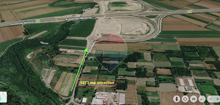 Teren Construcții intravilan de 5273 mp, în Slobozia Ciorăști