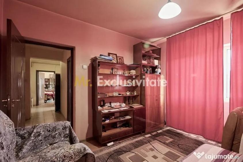 Apartament cu 3 camere decomandat în Central