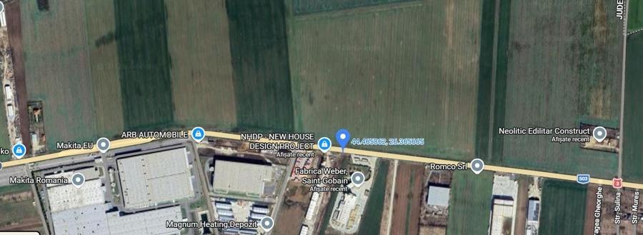 Teren Construcții intravilan de 20333 mp, în Brănești