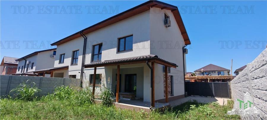 Vila individuala cuplata 5 camere, P+1+M, incalzire in pardoseala, toate utilita - 1