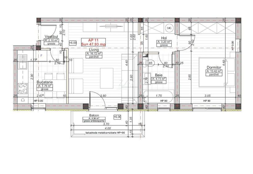 PRIMA INCHIRIERE.  Etaj 1. Bucatarie inchisa. Loc de parcare. - 11