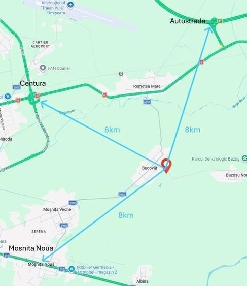 Teren lângă Timișoara, Bucovăț, 529 mp | utilități | 62 €/mp + TVA - 3