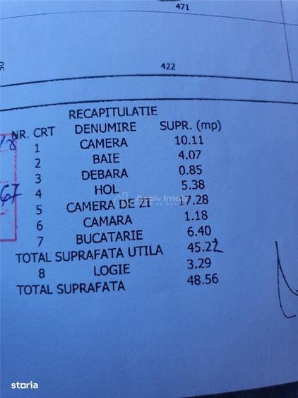 Apartament 2 decomandat, etaj 3, CT - Rovine - 10