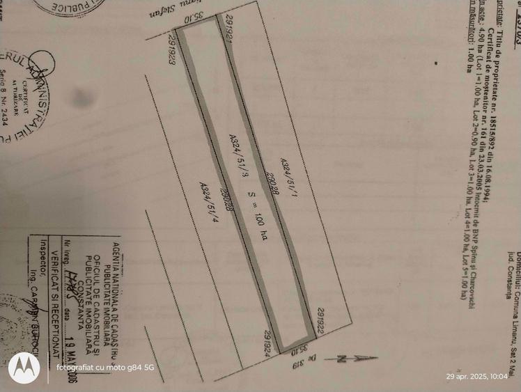 De vanzare 1Ha teren la 1,5km de Mare, Limanu-Mangalia- Jud. Constanta - 5