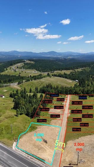 Teren Piatra Fantanele / Pasul Tihuta 1.450 euro/ar - 1