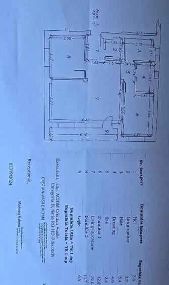 Vand apartament 3 camere dec. in Deva, 22 Decembrie, parter, bloc nou - 16