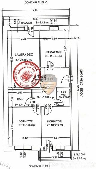 3 camere, Faleza Nord, 84 mp, 2 bai, 2 balcoane, renovat, mobilat, etj 7/8, lift - 28