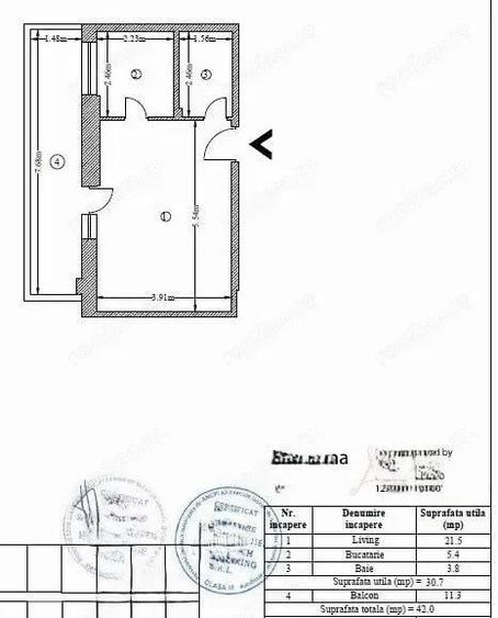 Garsoniera 42 mp, Bloc 2021, Centrala Proprie/Parcare Subterana Inclusa In Pret! - 6