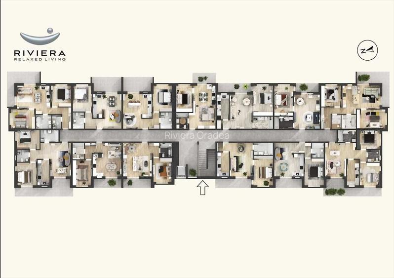 Apartament 2 camere de vanzare - cartier RIVIERA