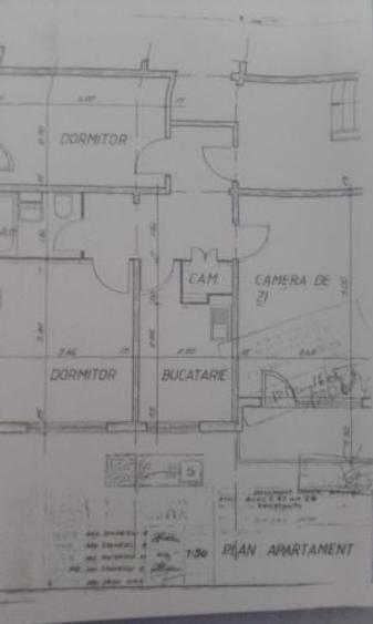 Apartament cu 3 camere decomandat în Casa de Cultură