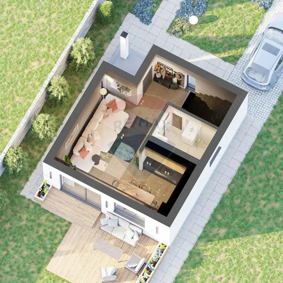 VILA ZEN - Casa individuala, noua, trei camere si teren de 430mp - 4
