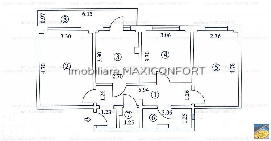 Vanzare 3 camere - Imobiliare MAXICONFORT - 10
