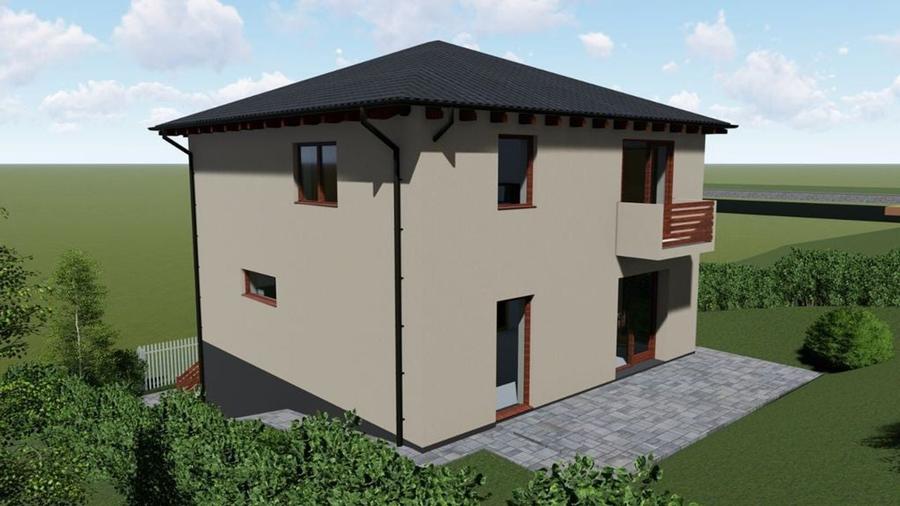 Casa  4 camere,2 bai,136 mp, 550 mp teren zona Corunca - 9