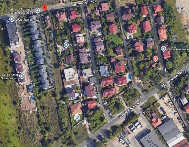 Teren intravilan 1000 mp, D 78 ml, Prelungirea Ghencea, Cubic Residence 5