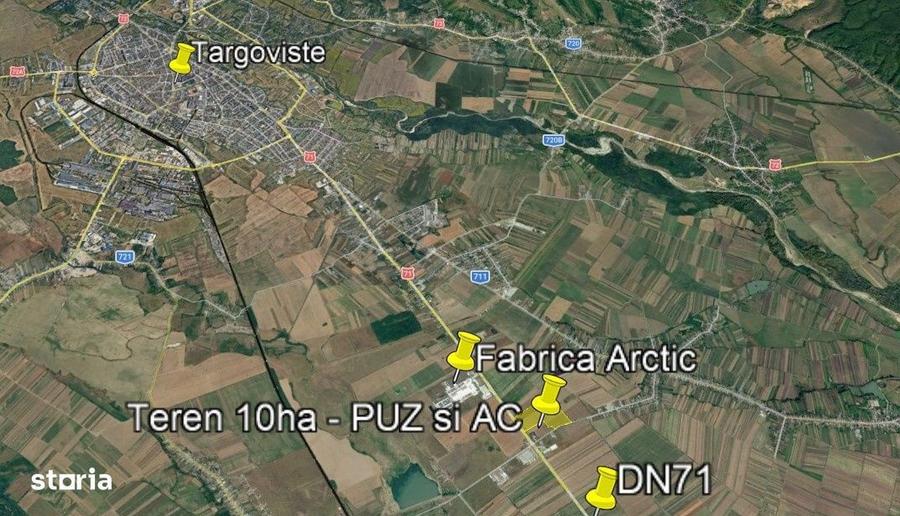Teren industrial 10ha | Ulmi langa Arctic | PUZ-AC - 1