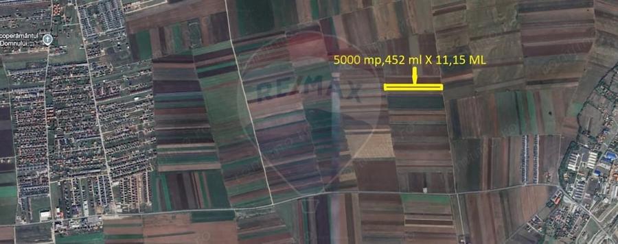 Teren de 5000 mp, în Tărlungeni