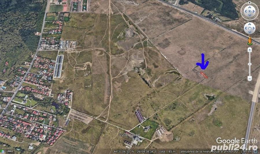 Vanzare teren Pipera 1232 mp, 260 euro mp, intravilan. - 7