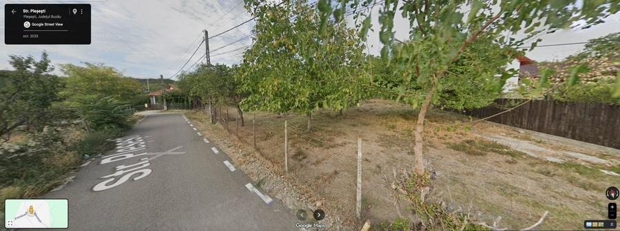 Teren de 1200 mp, în Berca