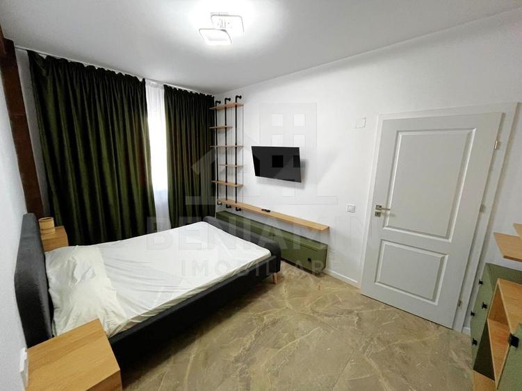 Apartament cu 2 camere semidecomandat, mobilat în Rovine