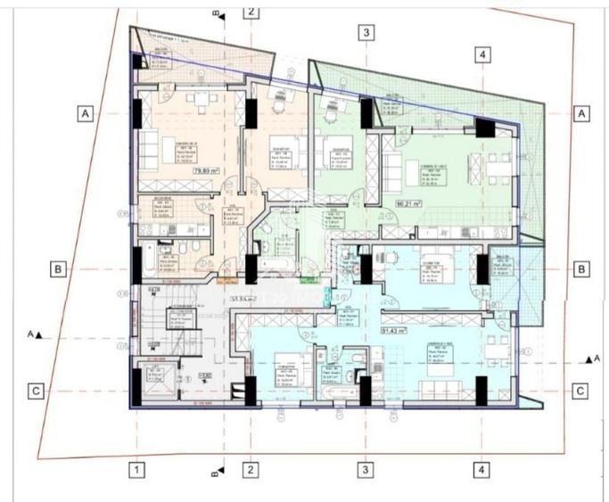 Apartament cu 2 camere decomandat în Universitate