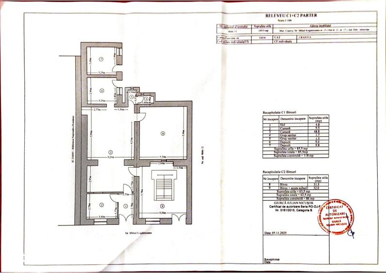 Spațiu comercial, de 315 mp, în Ultracentral