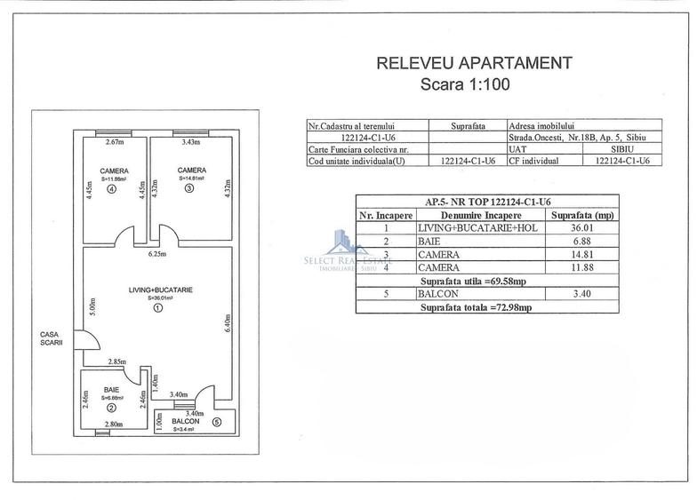 Apartament cu 3 camere, mobilat în Hipodrom 1