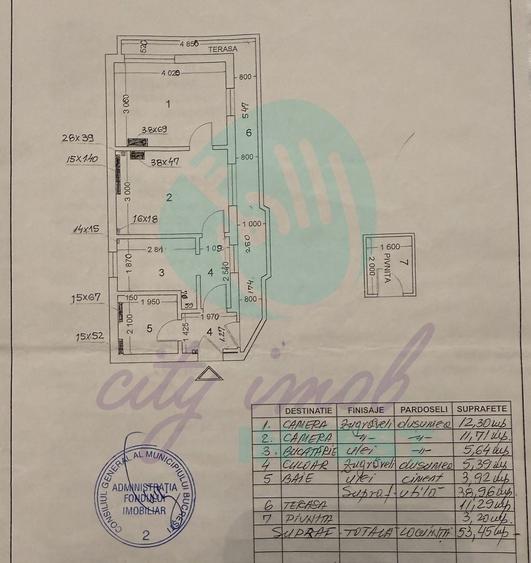 Apartament cu 2 camere semidecomandat, mobilat în Moșilor