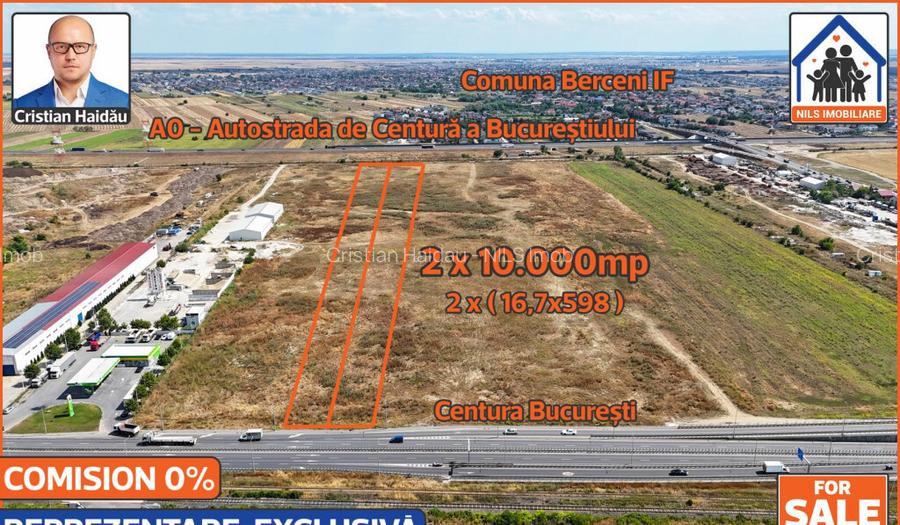 Teren 20k mp intravilan situat intre centura si A0 - Berceni