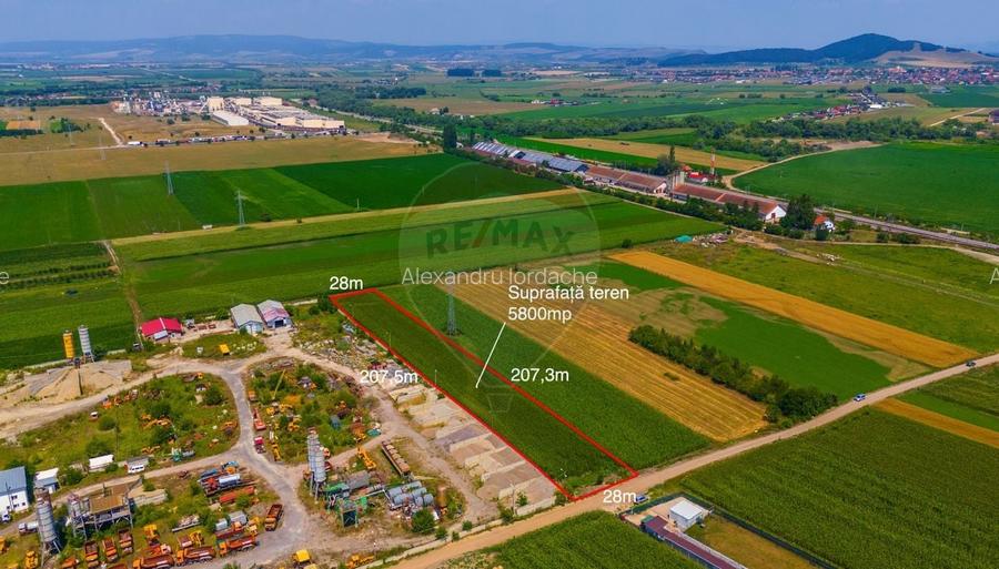 Teren 5,800mp Brasov /Calea Feldioarei/ Investitie industriala Teren 5,800mp Brasov /Calea Feldioarei/ Investitie industriala