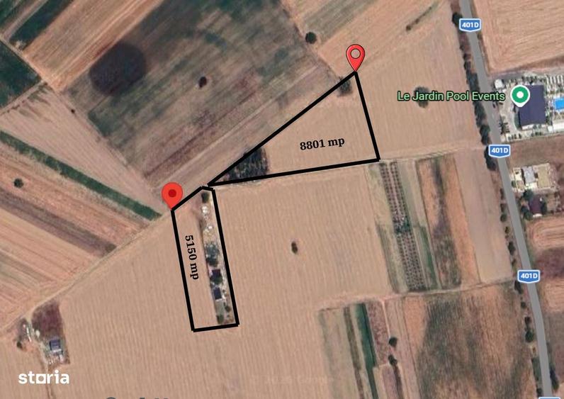 OPORTUNITATE INVESTI?IE 5.150 mp intravilan 10/mp ; Sub 50% din pia?a - 1