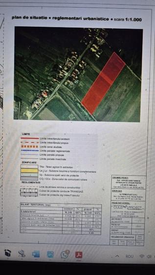 Vand teren 1000 mp pentru constructie casa - 1