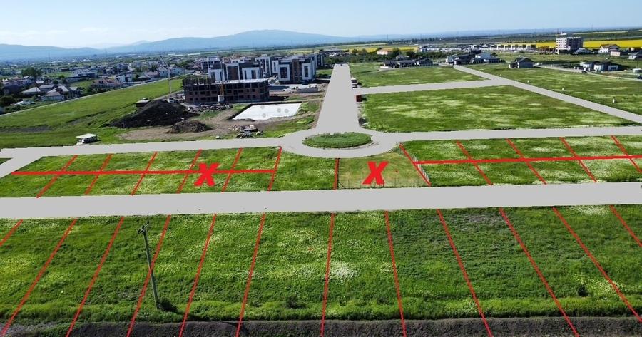 LOTURI teren intravilan Zona nord - Str. Cuza Voda - 1