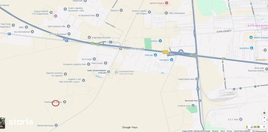 Teren de vanzare |13852 mp | 25 Euro/MP| Acces U?or |Zona Industriala| - 2