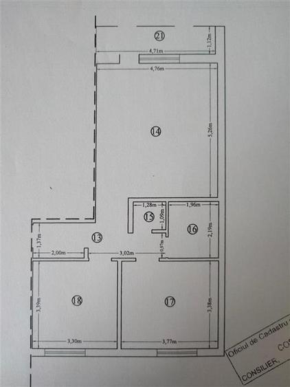 Apartament cu 3 camere decomandat în Valea Lupului