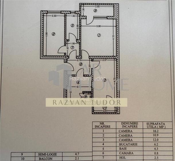 Apartament 3 camere , central, zona Republicii , Ploiesti