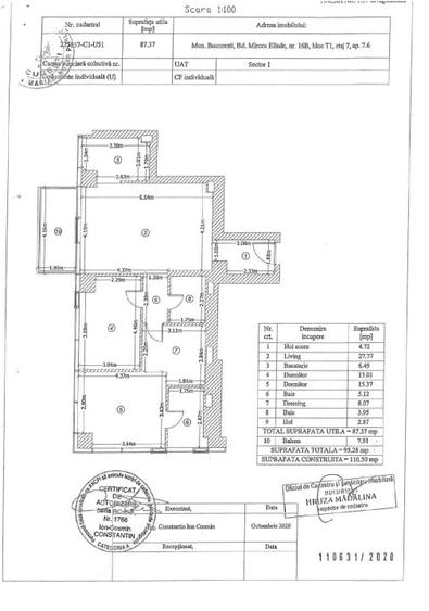 Apartament de inchiriat cu 3 camere One Mircea Eliade - 3