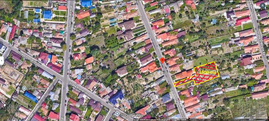 TEREN INTRAVILAN DE 1500MP CU PROIECT SI AUTORIZAȚIE PENTRU 6 VILE ! - 2