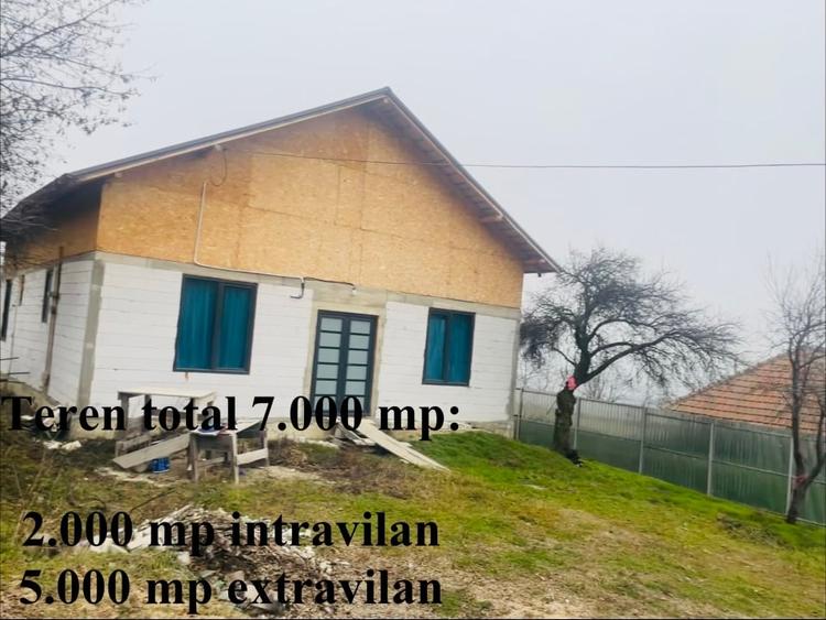 Casă nouă 120 mp + teren 7.000 mp – Scărișoara, Cislău (Buzău) - 1