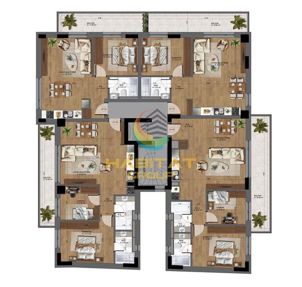 3 camere Parc Carol - Rezidential NOU - 6