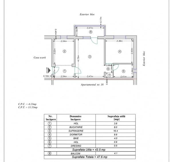 Apartament la doi pași de Parcul Catedralei, mobilat și utilat - 6