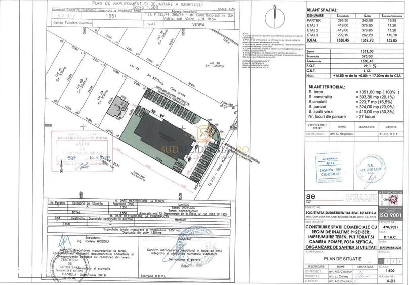Cladire comerciala, P+2E+3ER, 1358 mp utili, 1350 mp teren, Berceni - 3