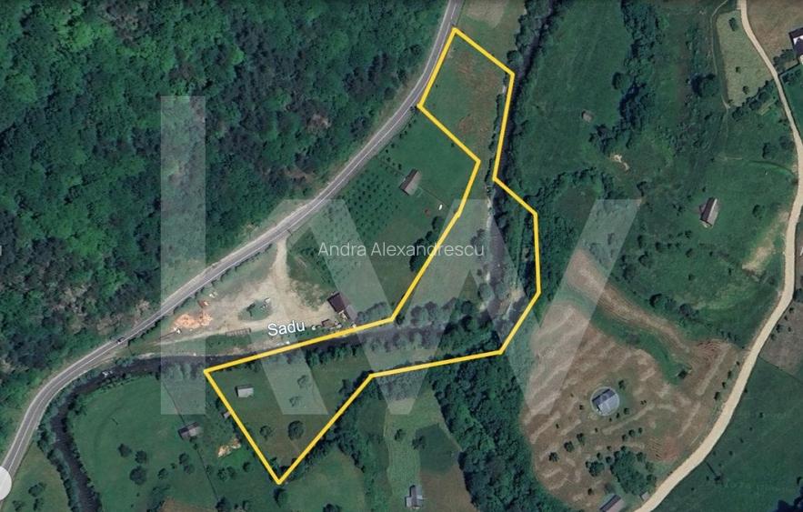 Teren  de vanzare cu Autorizatie de Constructie  Aprobata - Rau Sadului