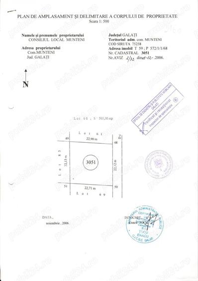 Casa la rosu cu 1000 mp teren in com Munteni, parter ?i mansarda - 5