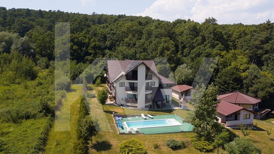 Vila exclusivista cu piscina si panorama de vis Cisnadioara - 3