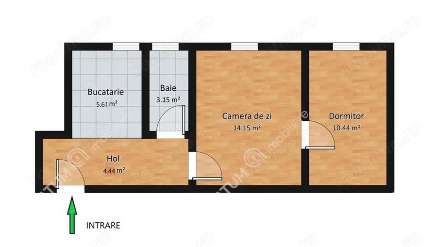 Apartament renovat cu 2 camere la etajul 1 zona Mihai Viteazu Sibiu - 6